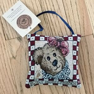 NEW The Boyds Collection Vintage Tapestry Mini Hanging Pillow Decoration 1990's